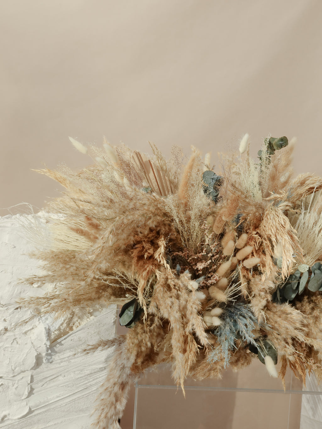 Wedding Aranjman Pampas Otu Tasarımı Dekor